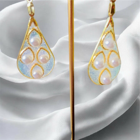 Pearl Teardrop Earrings