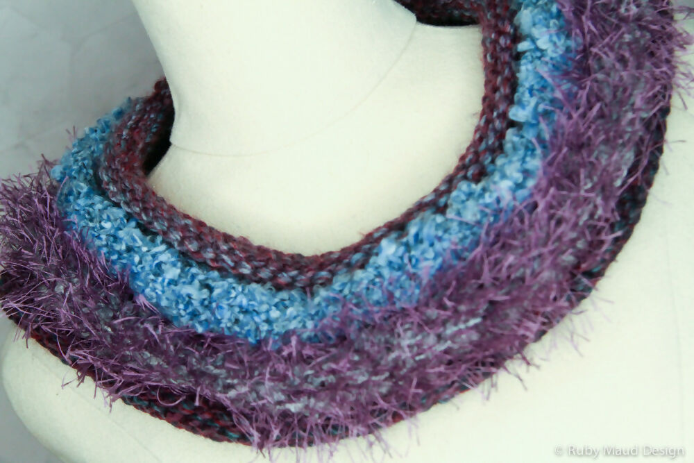 Jacaranda Avenue Hand Knitted Cowl