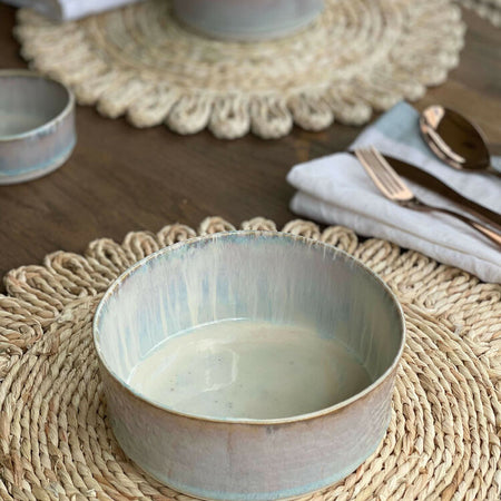 Opal Ceramic Nesting Bowls - Set of 3 |Australian Handmade | Coastal Decor