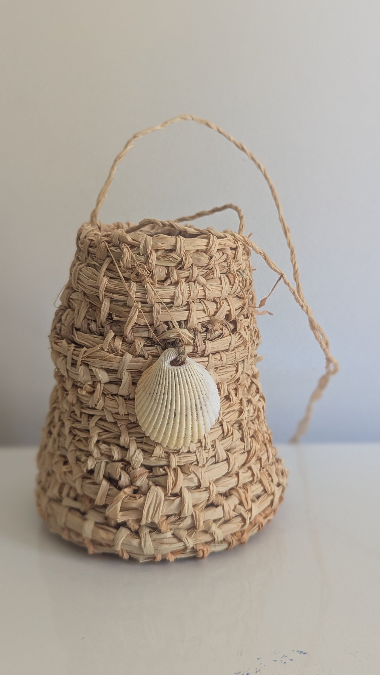 Beach Dilly Bag Set with Sea Shell detail - Boxed Gift Set