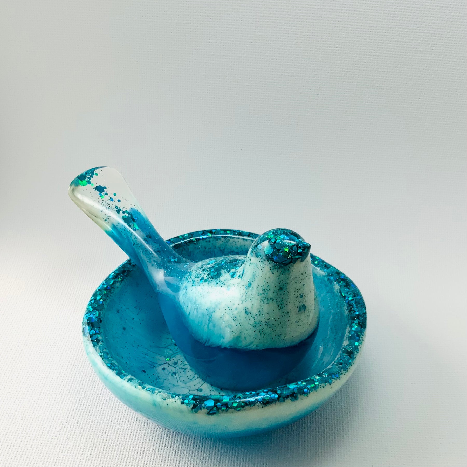 A LITTLE PLACE TO LAND | Bird and Nest Trinket Set