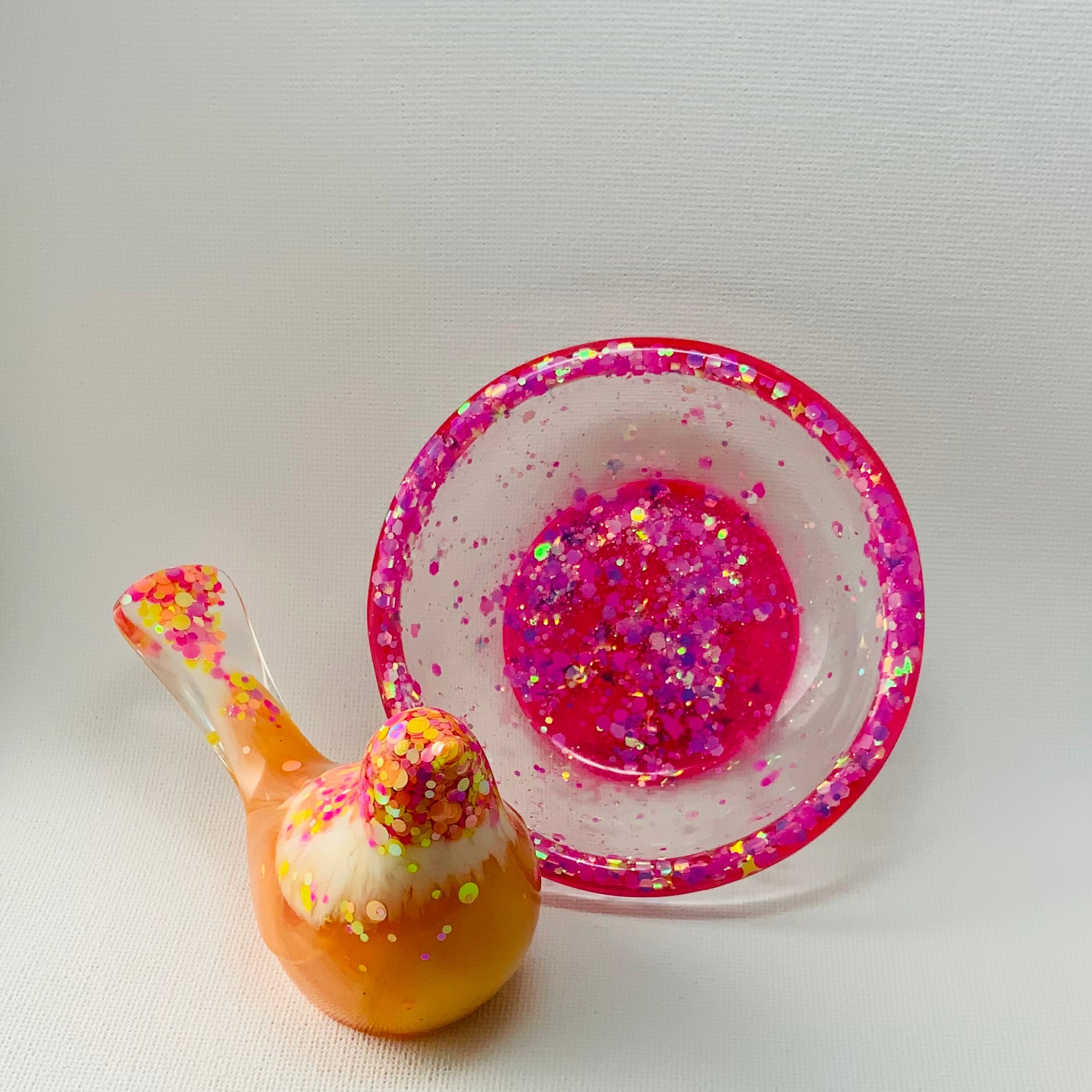 A LITTLE PLACE TO LAND | Bird and Nest Trinket Set