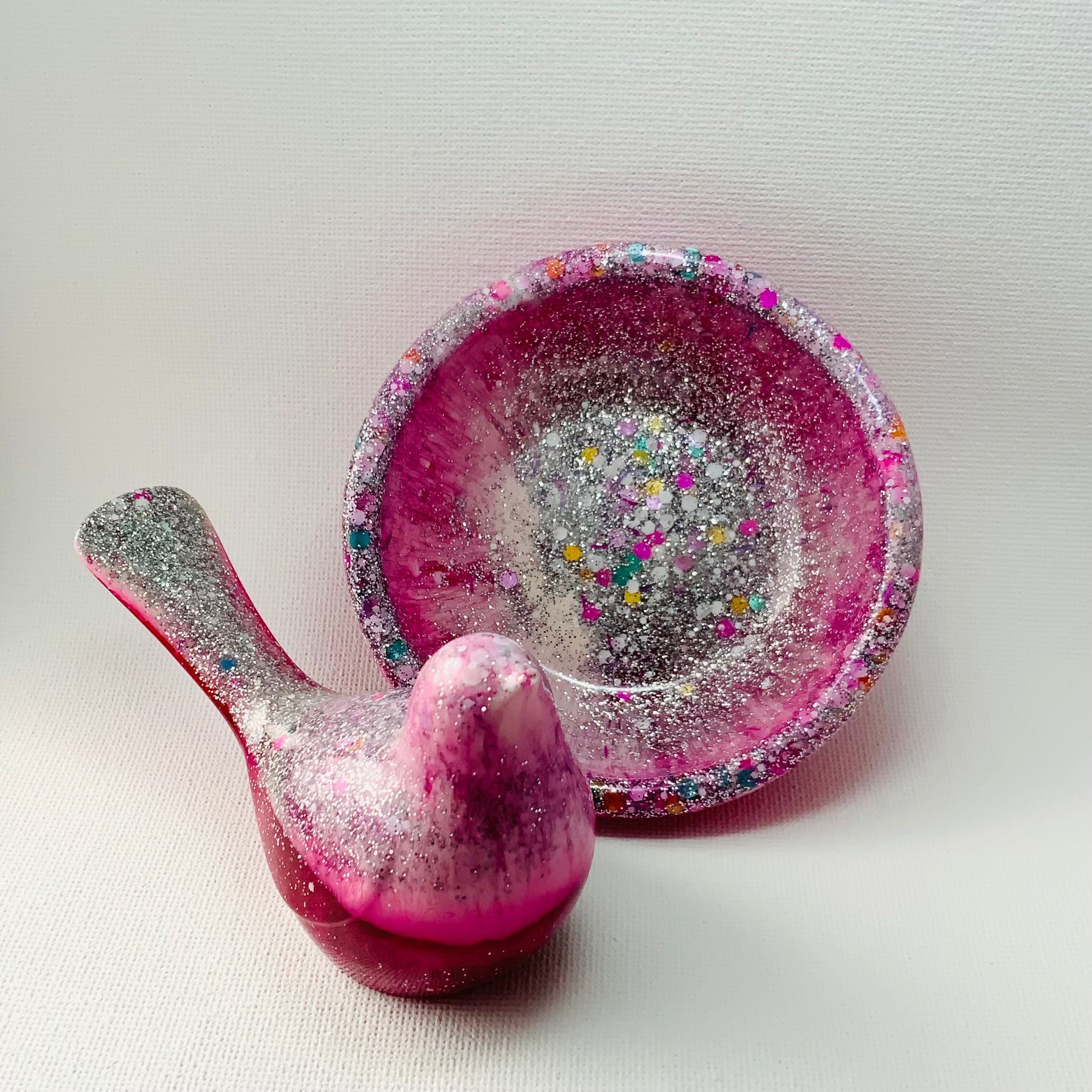 A LITTLE PLACE TO LAND | Bird and Nest Trinket Set