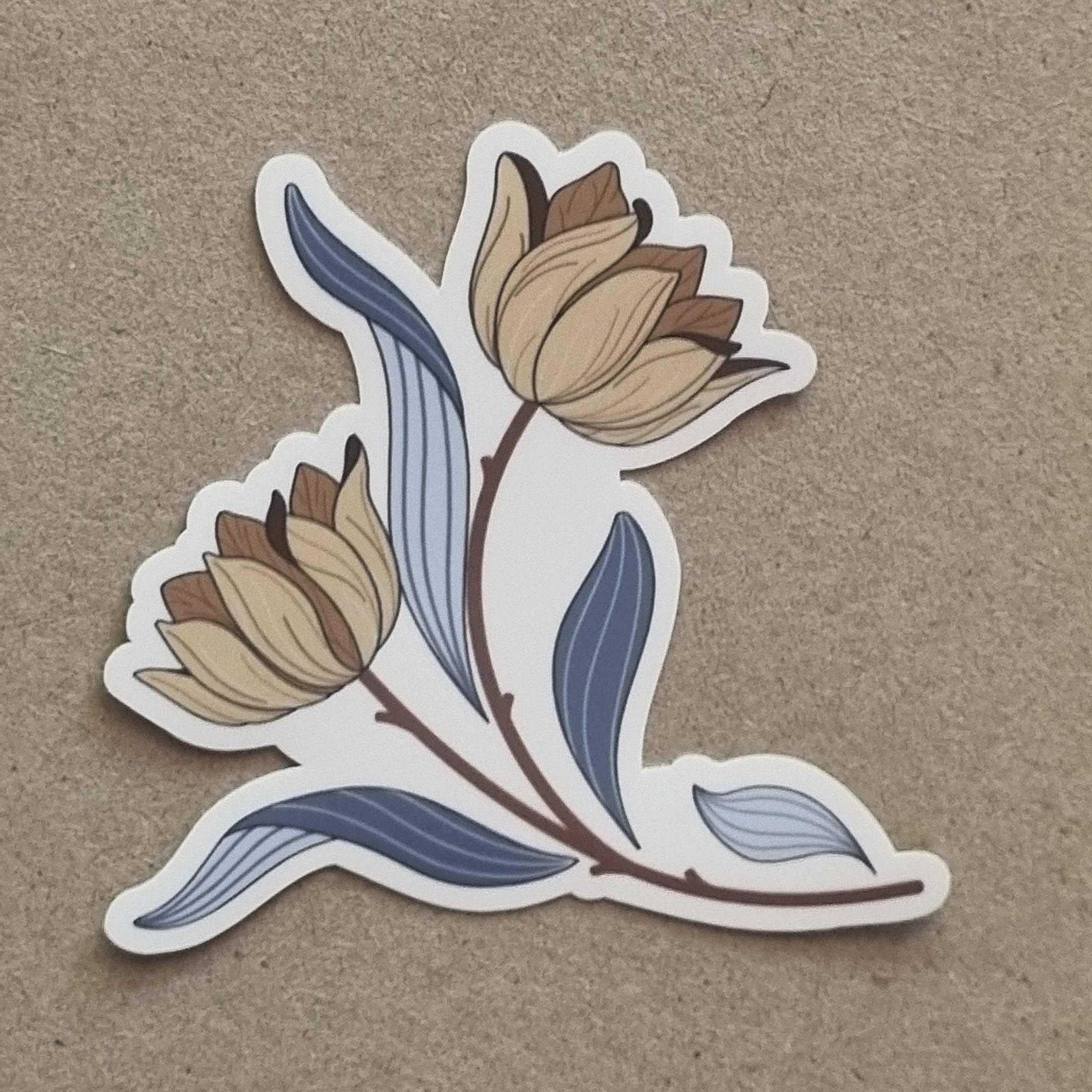 Reverie Botanical Flower Arts and Crafts Sticker