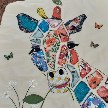 Jill the Scrappy Giraffe Applique Pattern