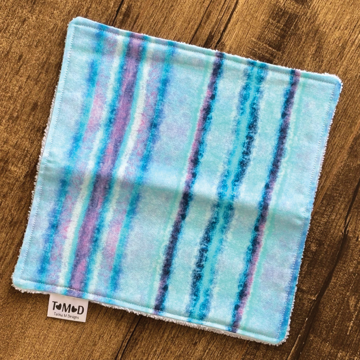 Reusable Cleaning Cloths - Tie Dye Lines - Single or 3 Pack