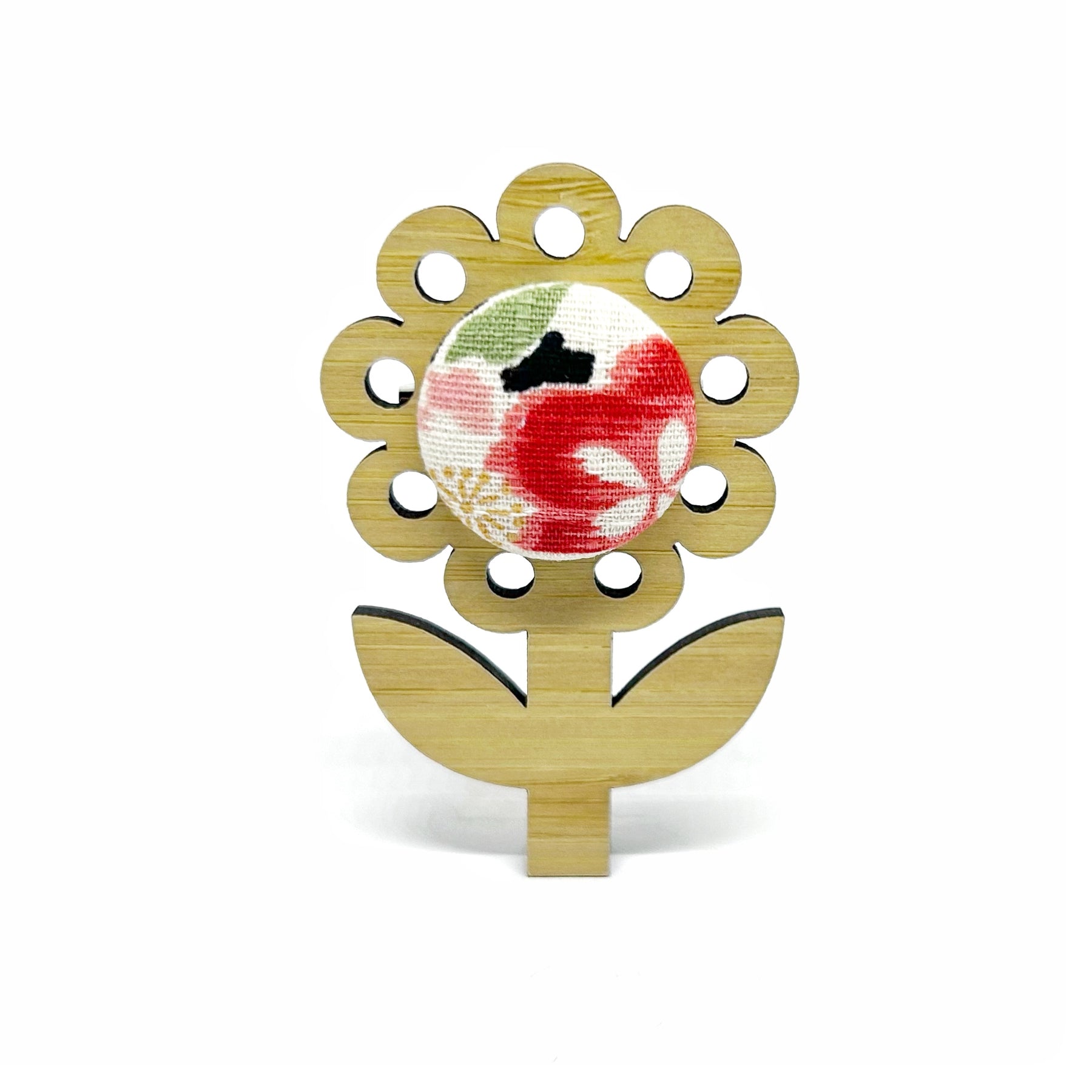 Kimono Brooches - Birdie and Sunflower