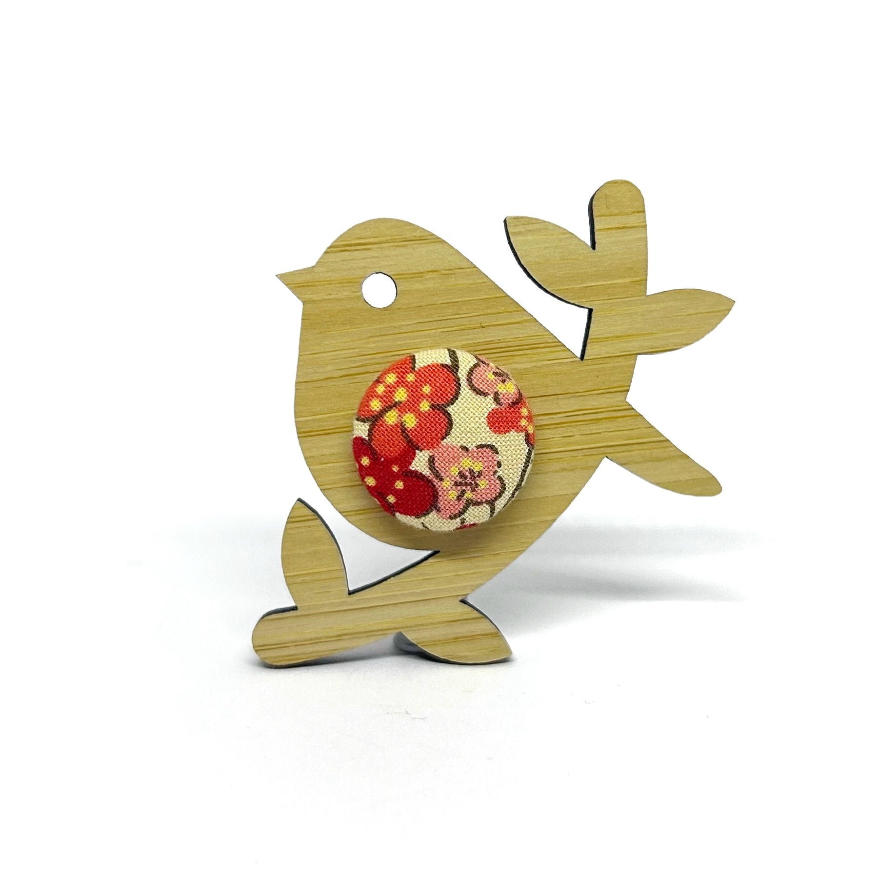 Kimono Brooches - Birdie and Sunflower
