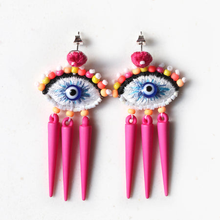 Eye Motif Earrings