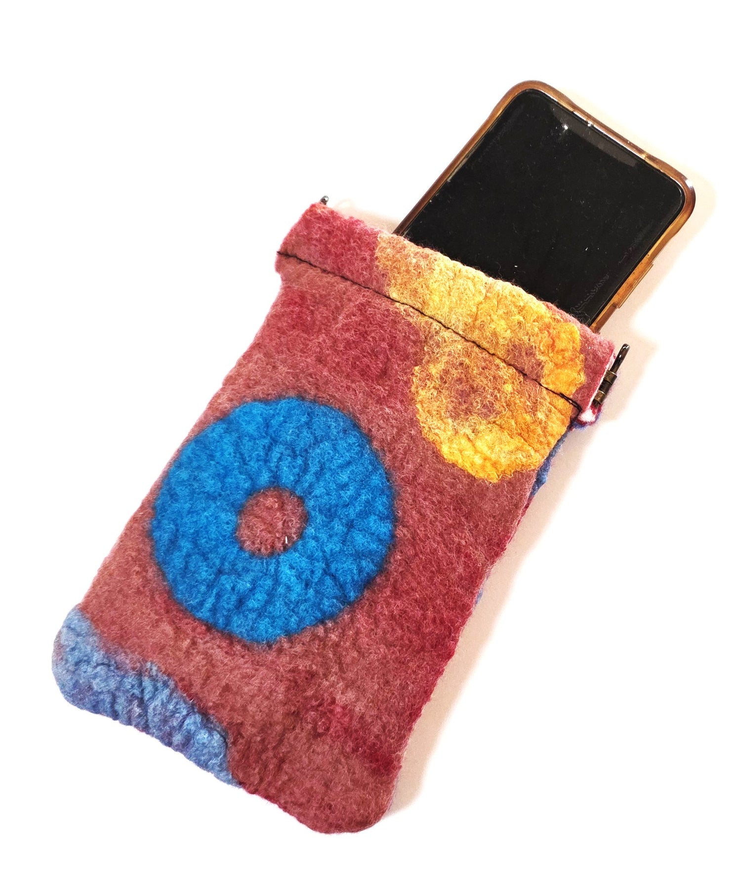 Felted Mobile Phone Cover/Glasses Case
