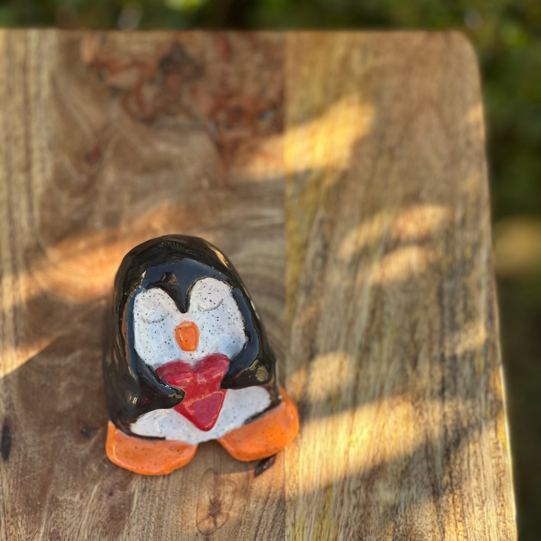 Penguin with Heart – Ceramic collectable