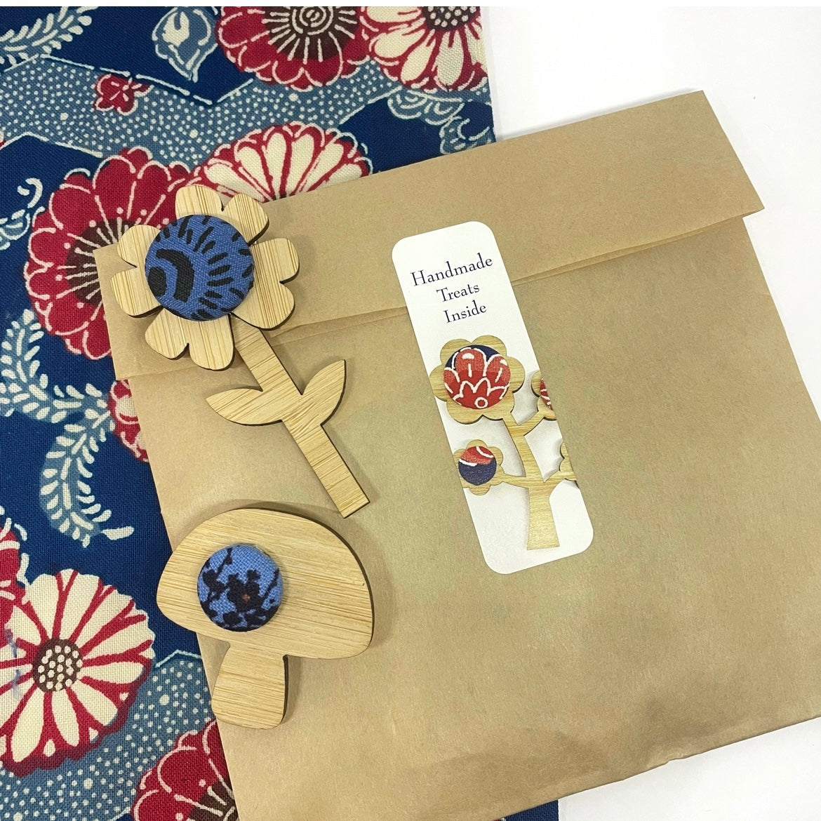 Kimono Robin Brooch