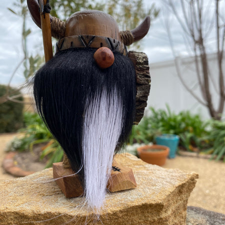 Black and White Beard Viking