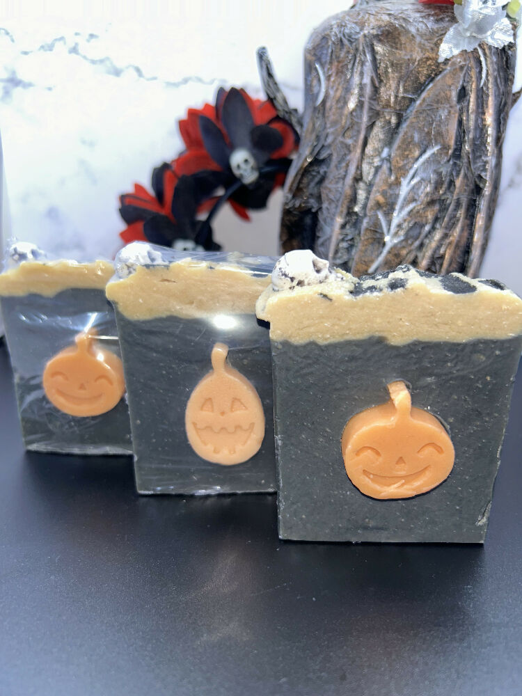 Organic rice water infused halloween soap