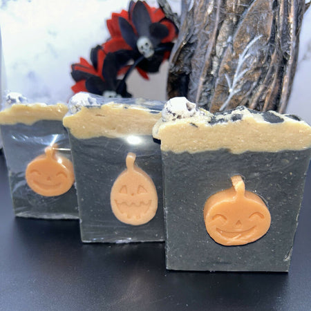 Organic rice water infused halloween soap