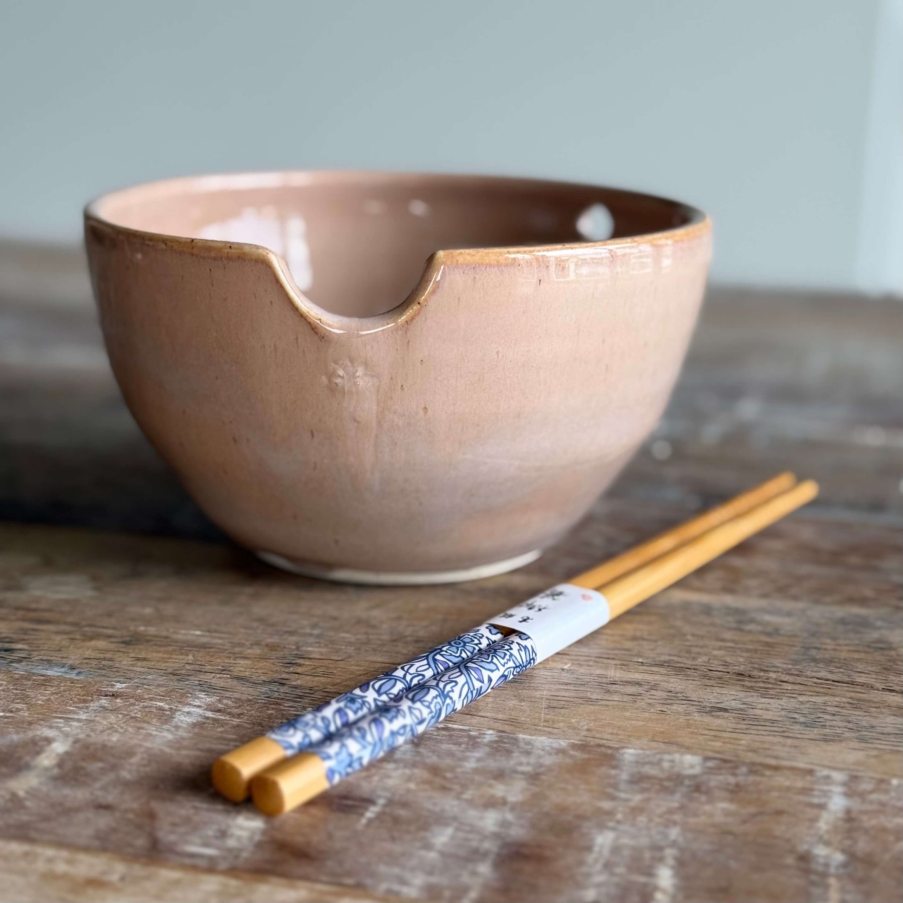 Donburi Bowl with Chopsticks | Wheel Thrown Pottery