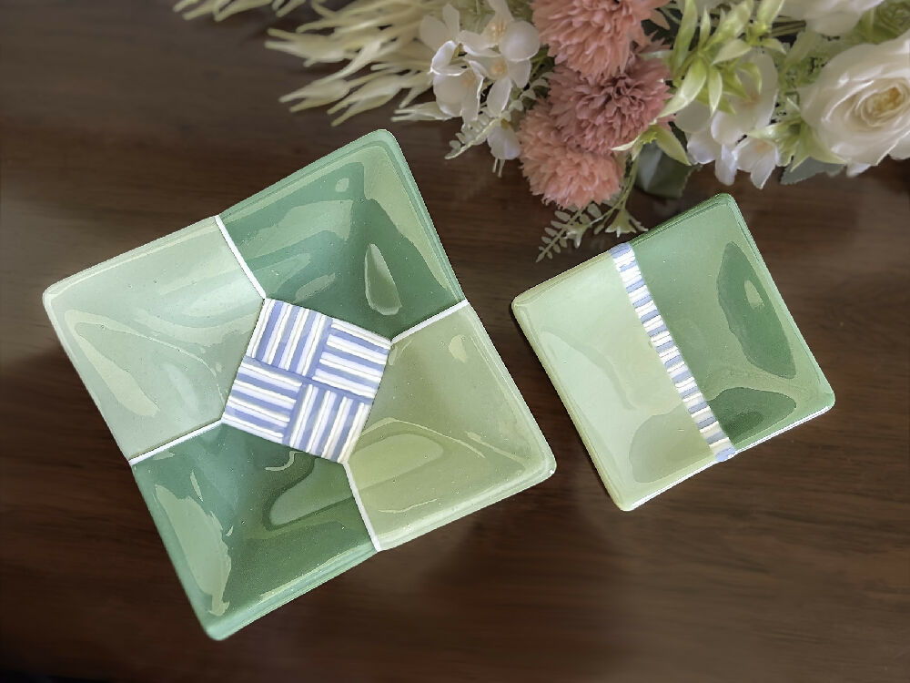 Clover - Duo stripe Plates above