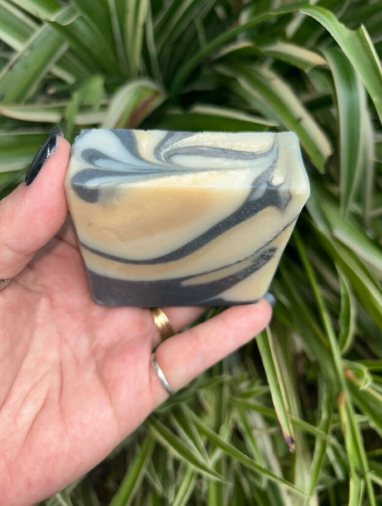 Ginkgo tea infused sandalwood soap