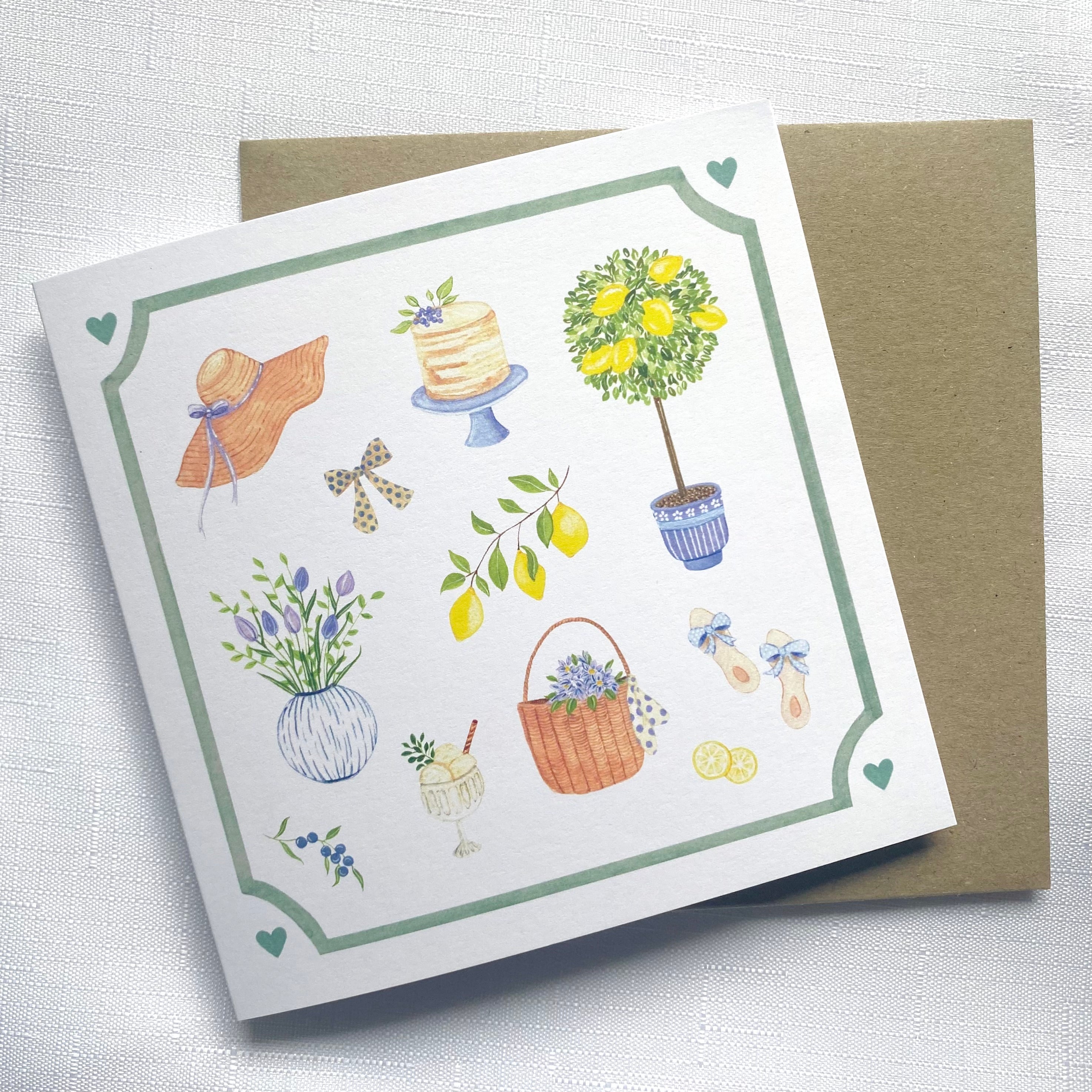 Summer Joys Greetings Card