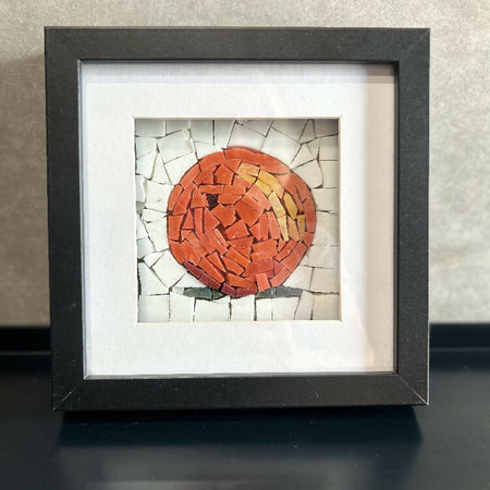 Smalti Mosaic Framed Orange