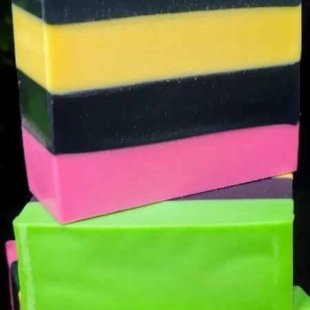 Handmade - 2 x Licorice & Goats Milk Soap Bars