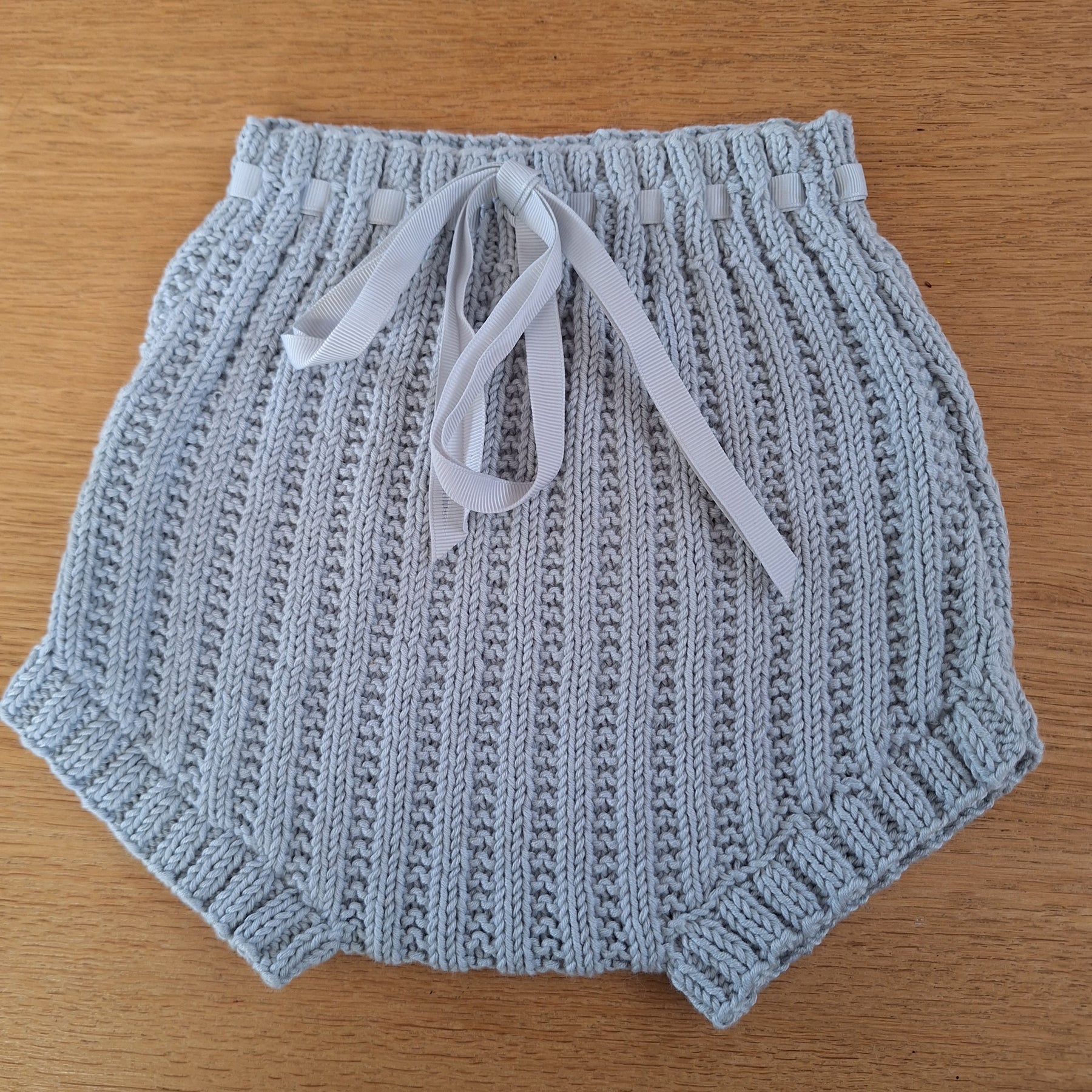 Handknitted Heirloom Toddler Bloomers in 100% Natural Yarn Sz 2-3 yrs