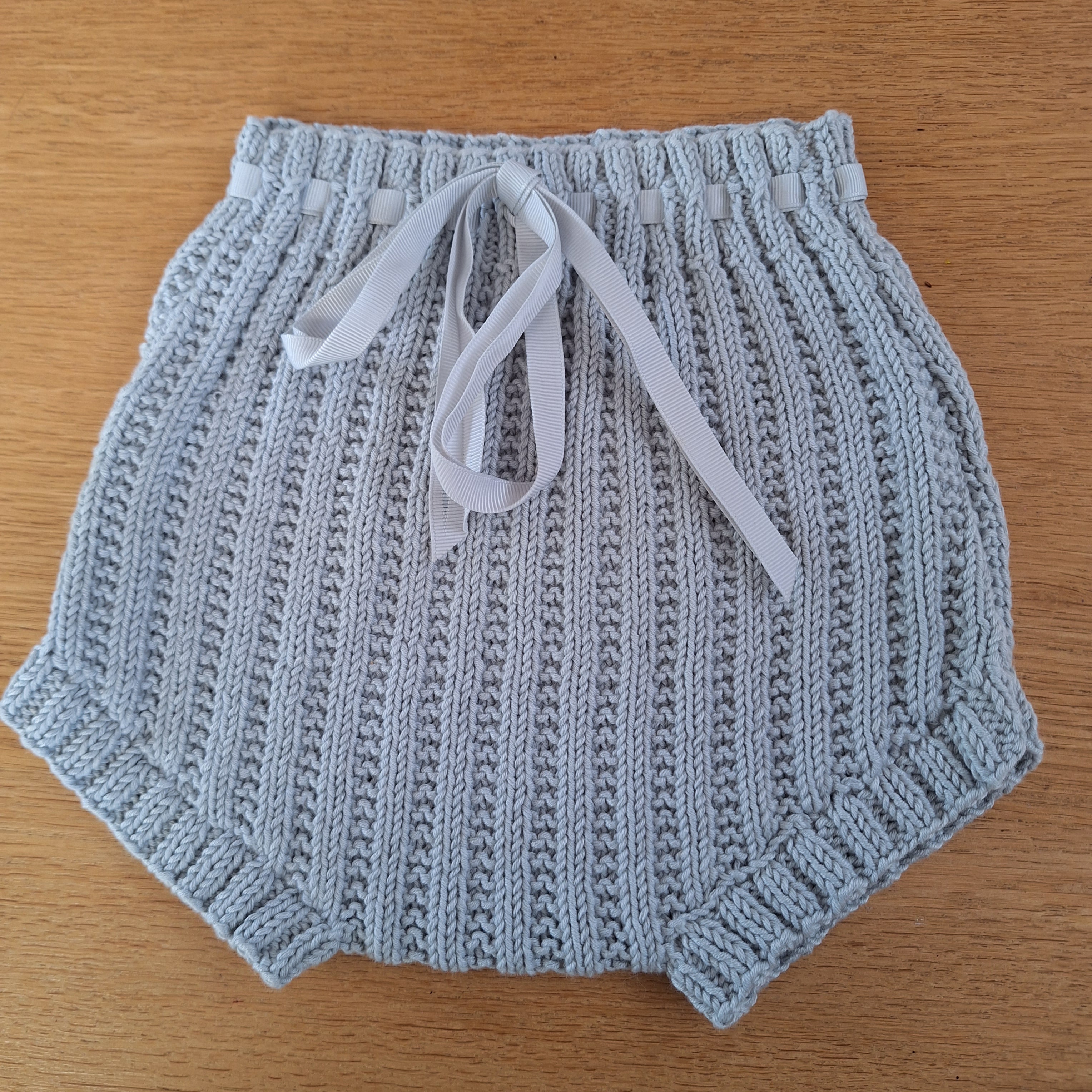 Handknitted Heirloom Toddler Bloomers in 100% Natural Yarn Sz 2-3 yrs