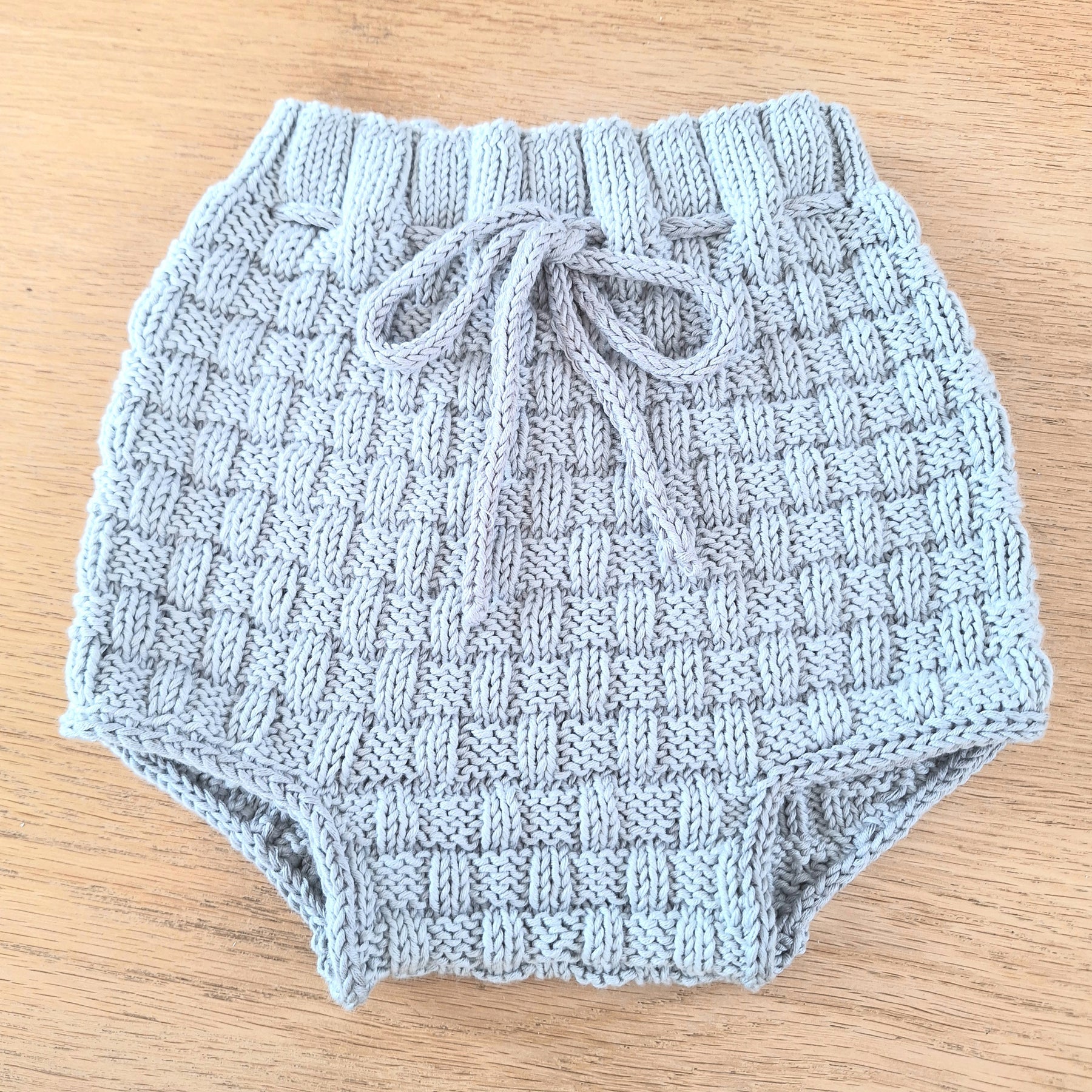 Handknitted Heirloom Toddler Bloomers in 100% Natural Yarn Sz 1- 2 Yrs