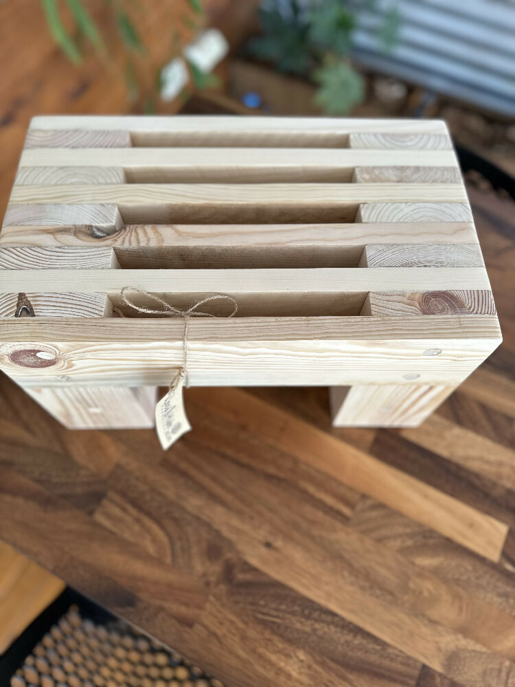 Natural Wood Step Stool