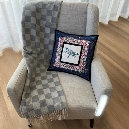 handmade Australian native quilted - dragonfly