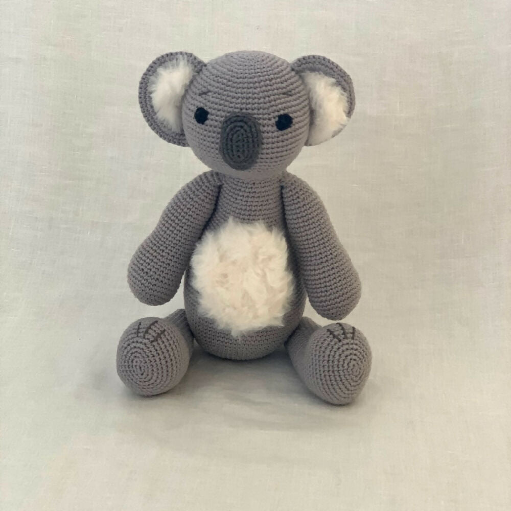 Crochet Soft Toy, Koala with Joey , Australian Animal