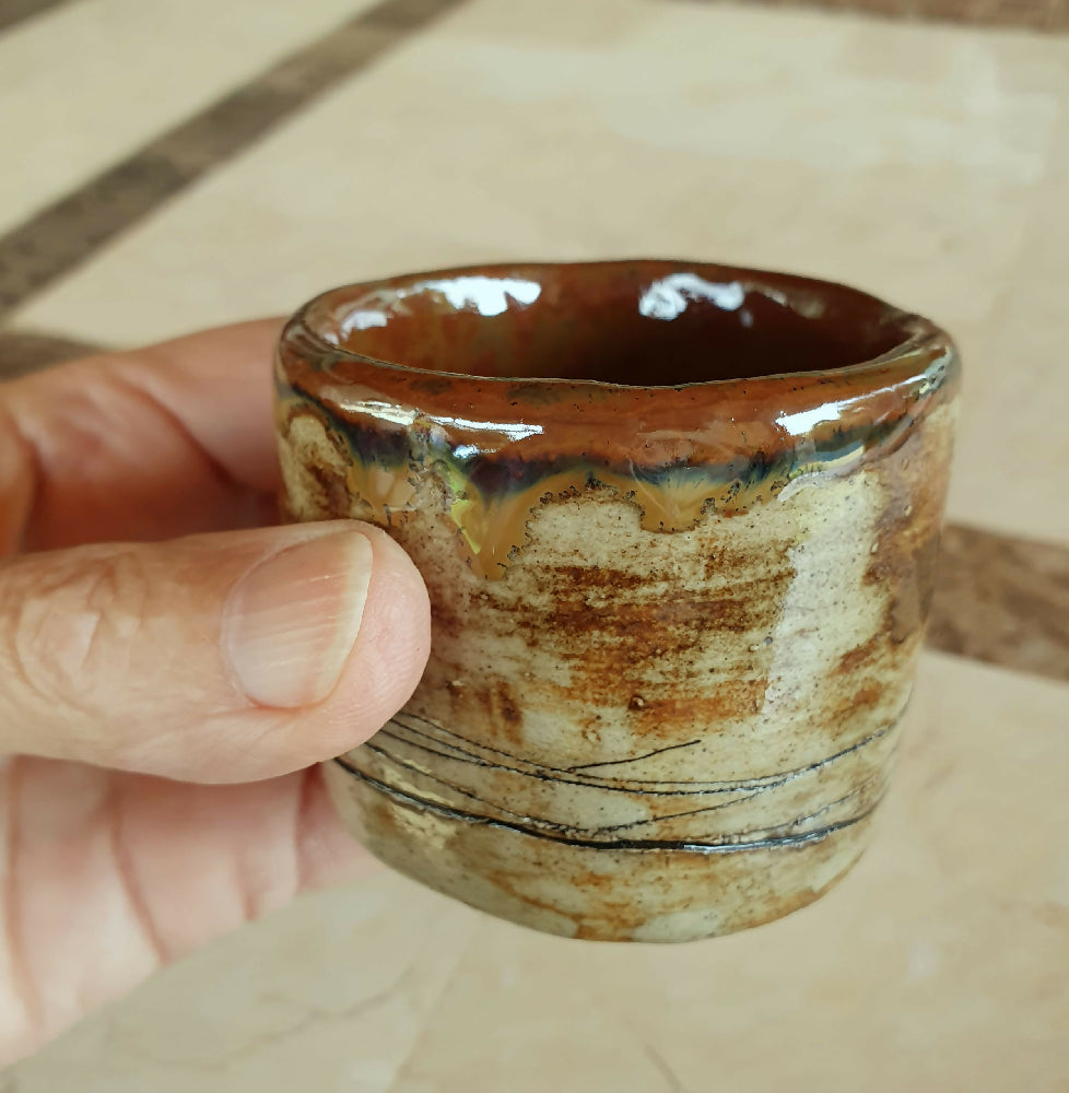 small handmade ceramic coffee cup - Yallingup Art Studio - Julie Ann Smith - australia