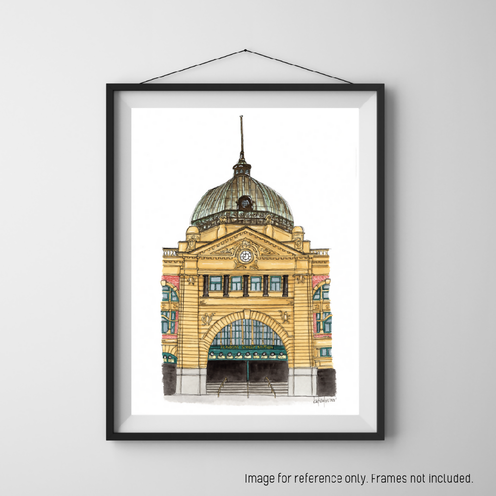 the melbourne series - flinders street station