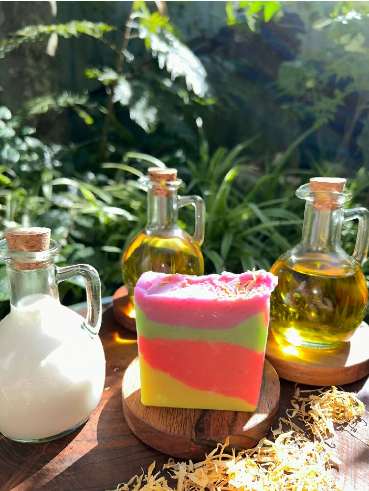 Goat’s milk soap sugar plum fairy