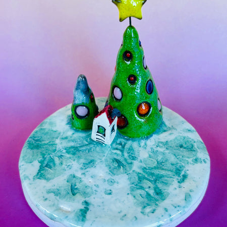 Handmade Earthenware Ceramic Tealight Holder 4