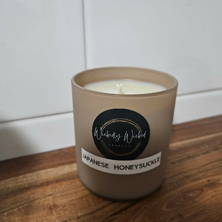 Cream Candle Jar - Japanese Honeysuckle