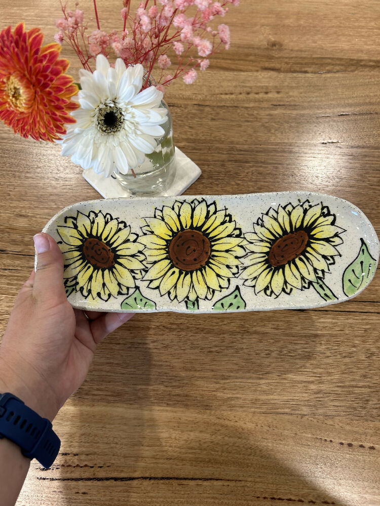 Sunflower Trinket Dish 3