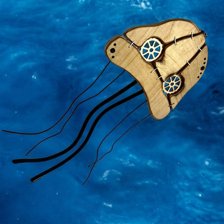Jelena - Steampunk Jellyfish Wall Art