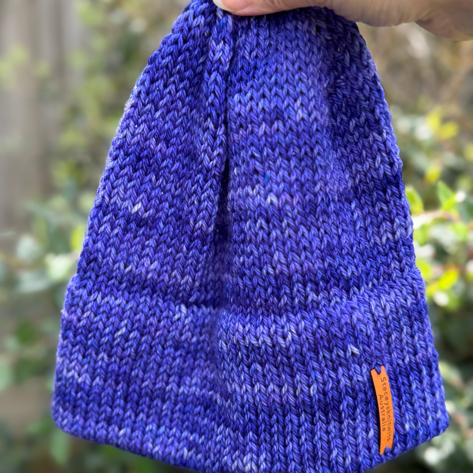 Blue Beanie, Merino Beanie, Mens or Ladies Beanie