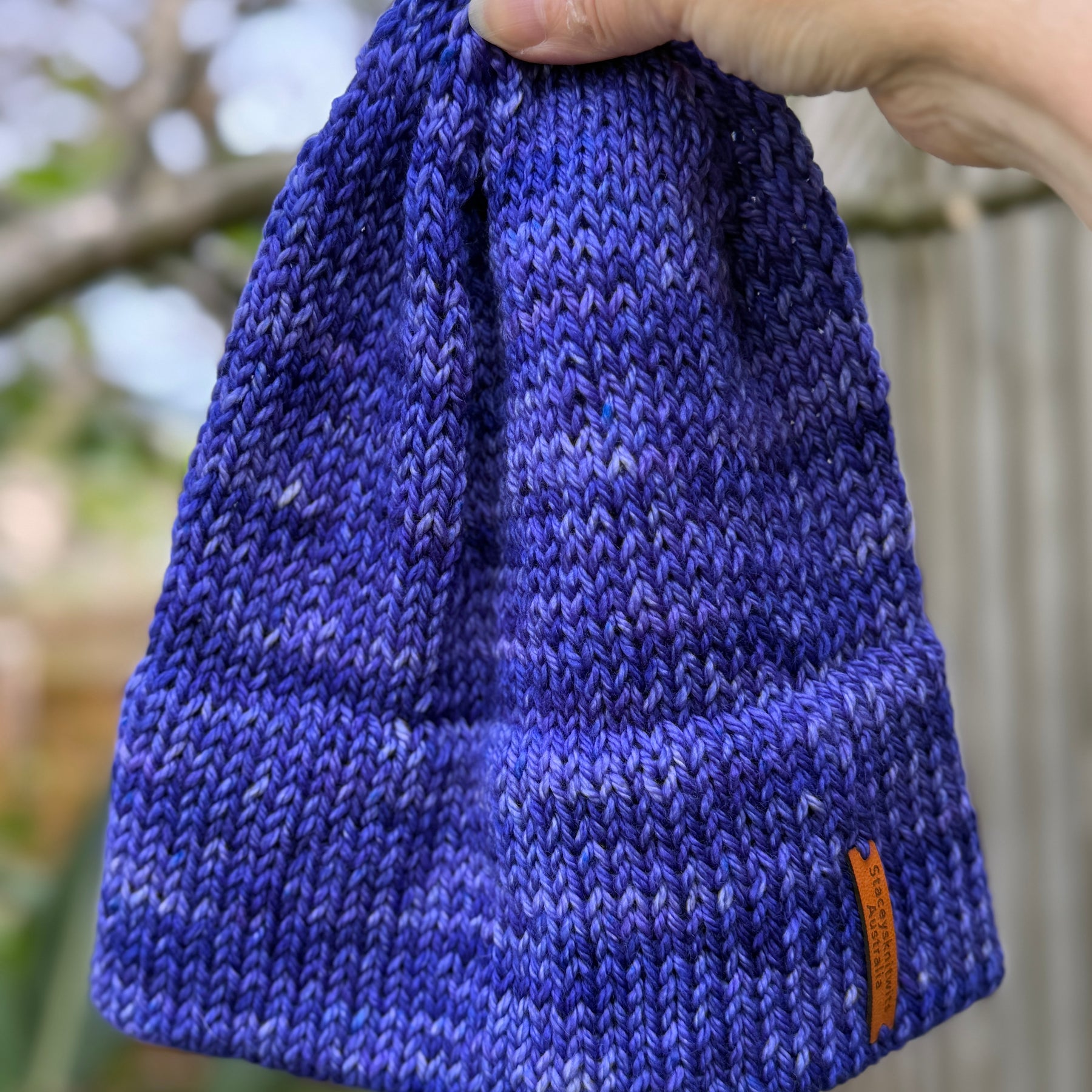 Blue Beanie, Merino Beanie, Mens or Ladies Beanie