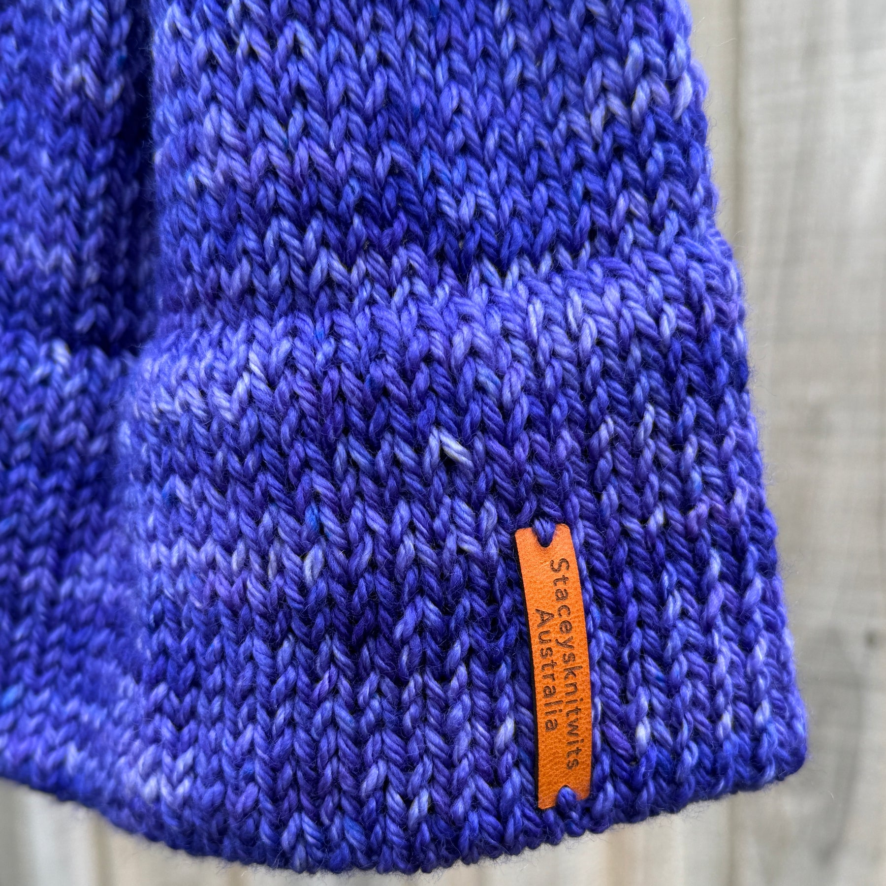 Blue Beanie, Merino Beanie, Mens or Ladies Beanie
