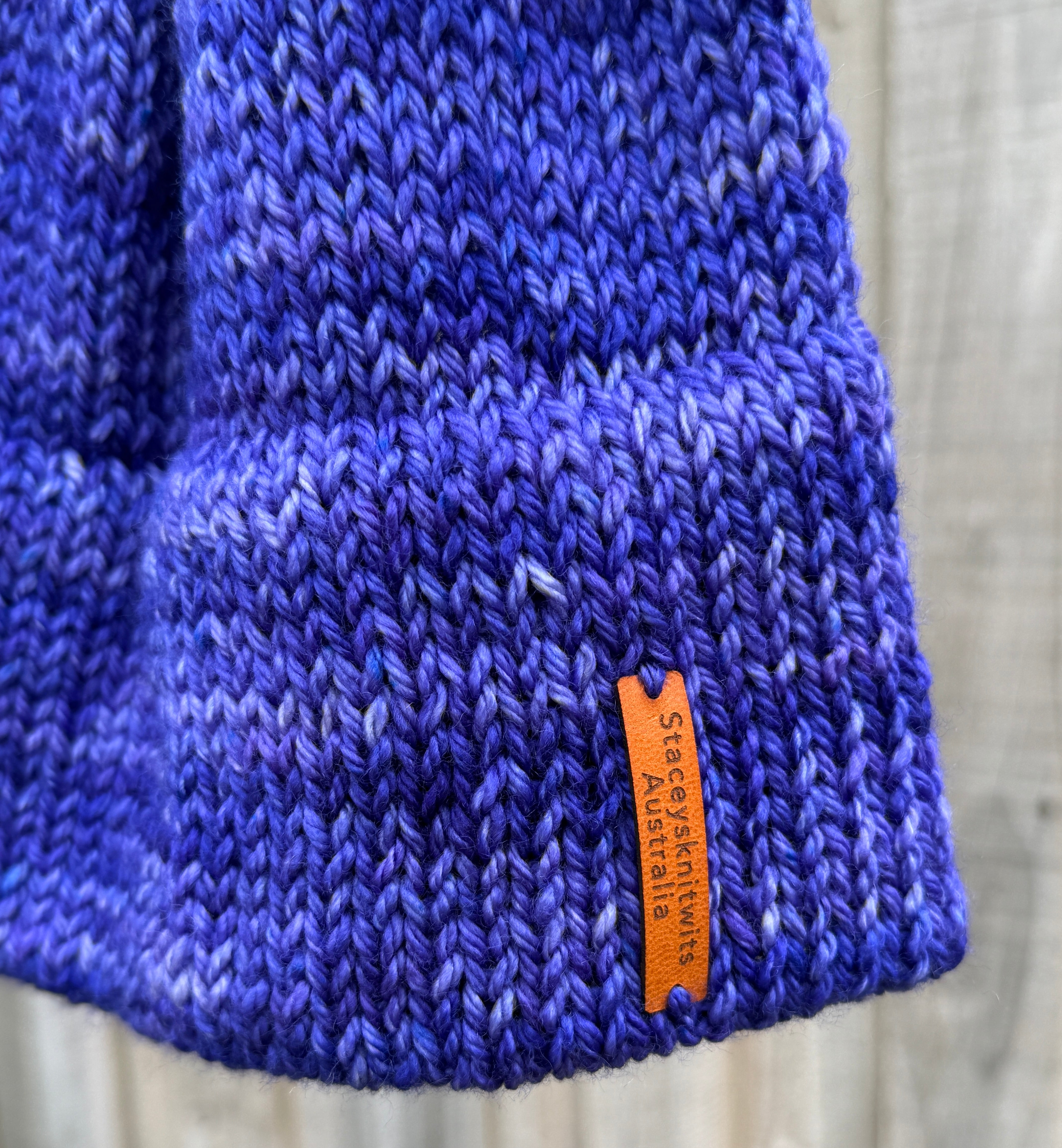 Blue Beanie, Merino Beanie, Mens or Ladies Beanie