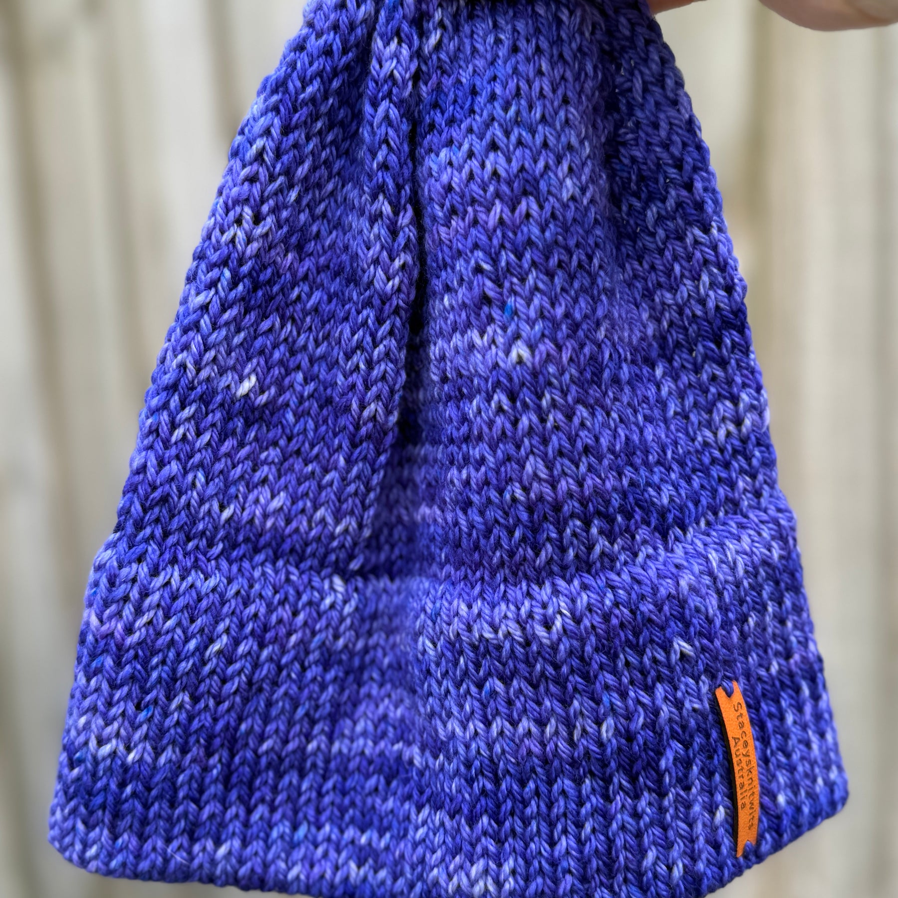 Blue Beanie, Merino Beanie, Mens or Ladies Beanie