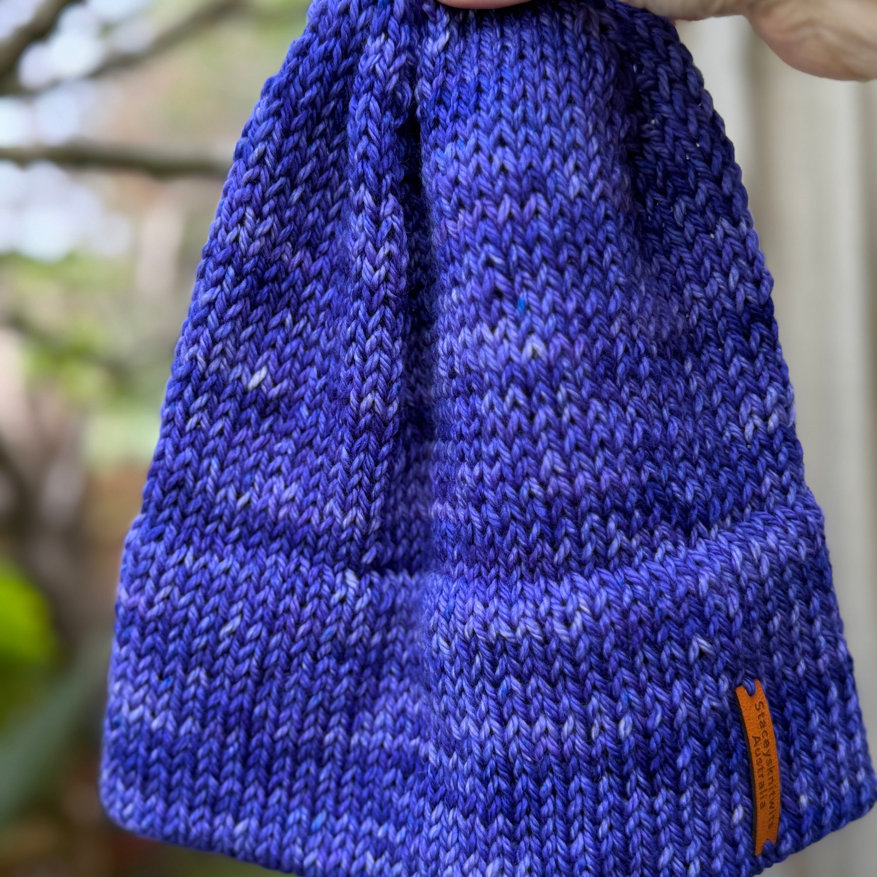 Blue Beanie, Merino Beanie, Mens or Ladies Beanie