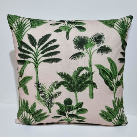 Palms Print Cushion Covers.-Coastal Living 45x45cm