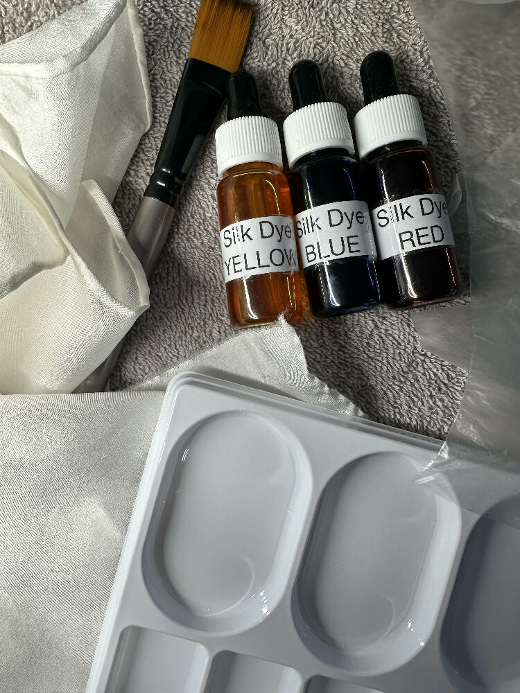 DIY Silk Scarf Painting Kit, Paint At Home, Mindful Art