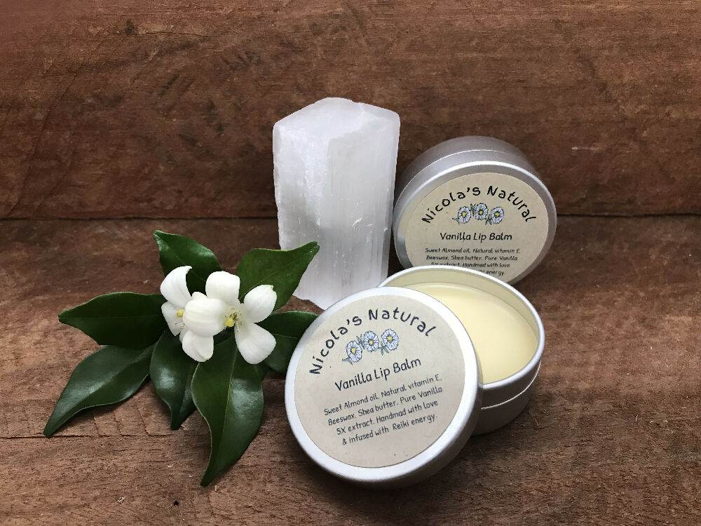 All Natural Sweet Soothing Vanilla Lip Balm