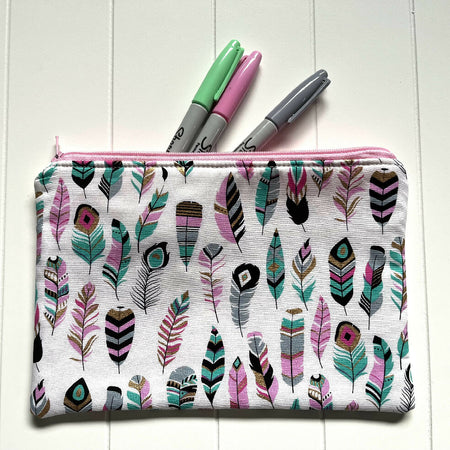 Feathers pencil case