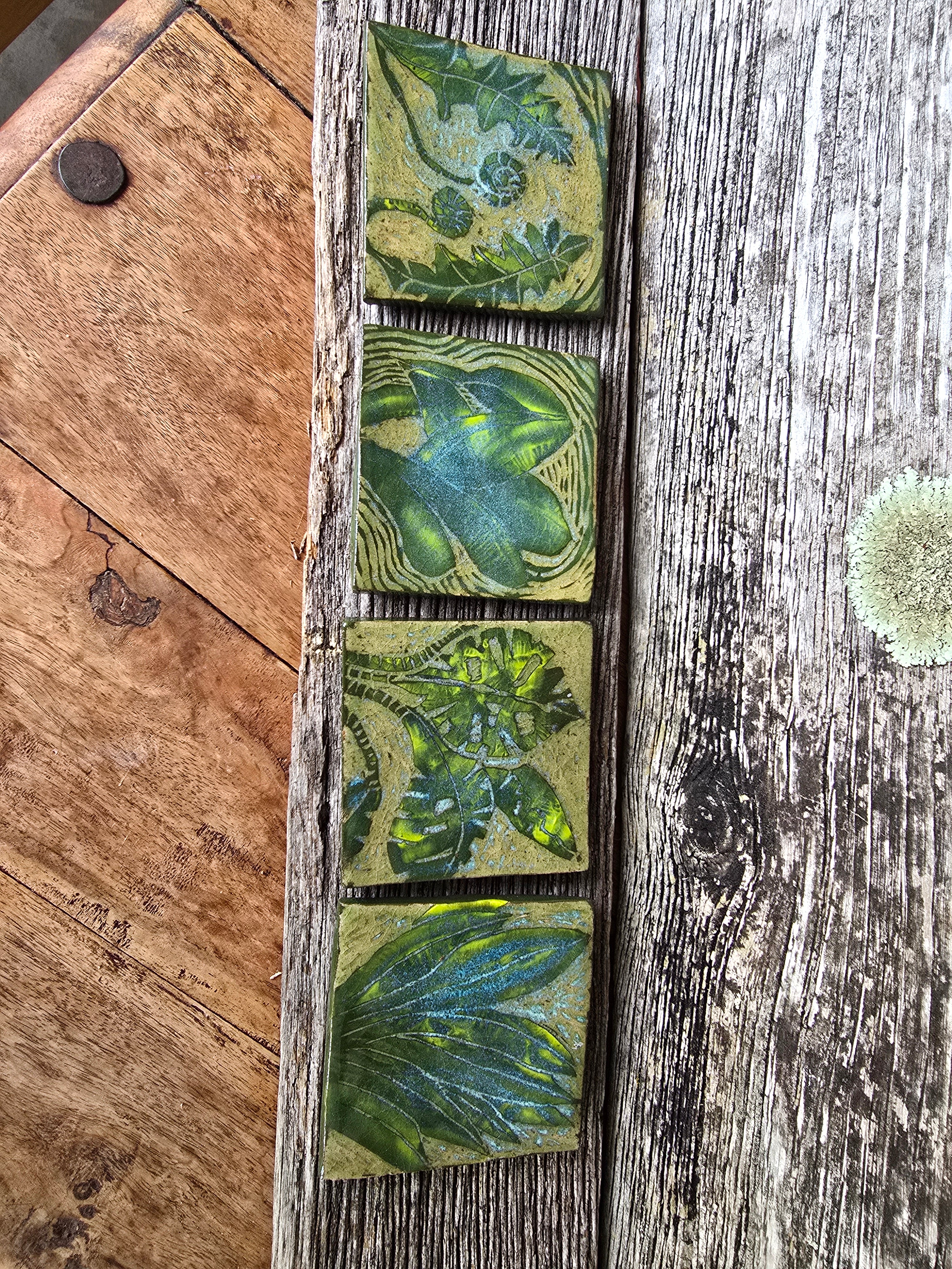 Rainforest vibe coasters
