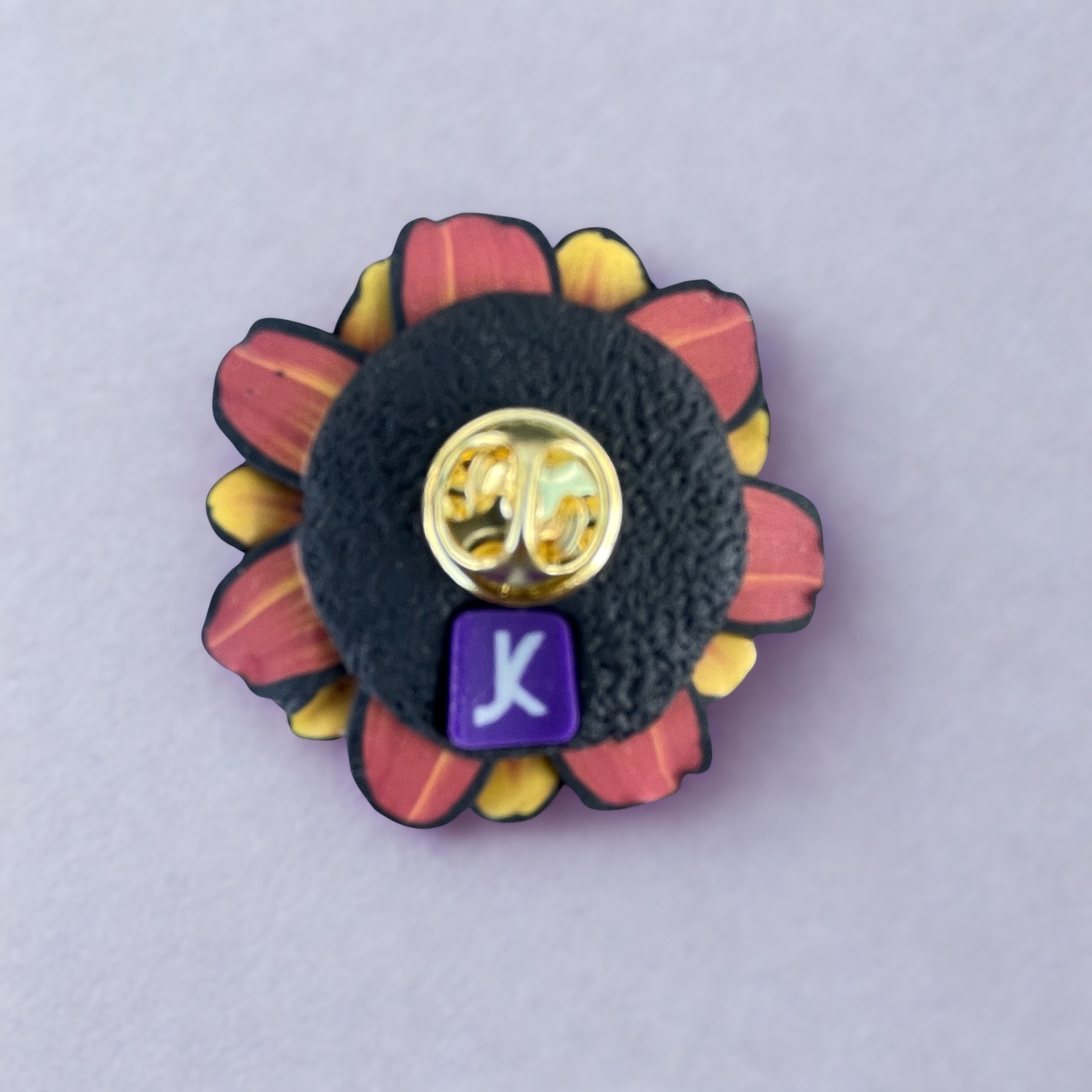 Double Sunflower Pin/Brooch